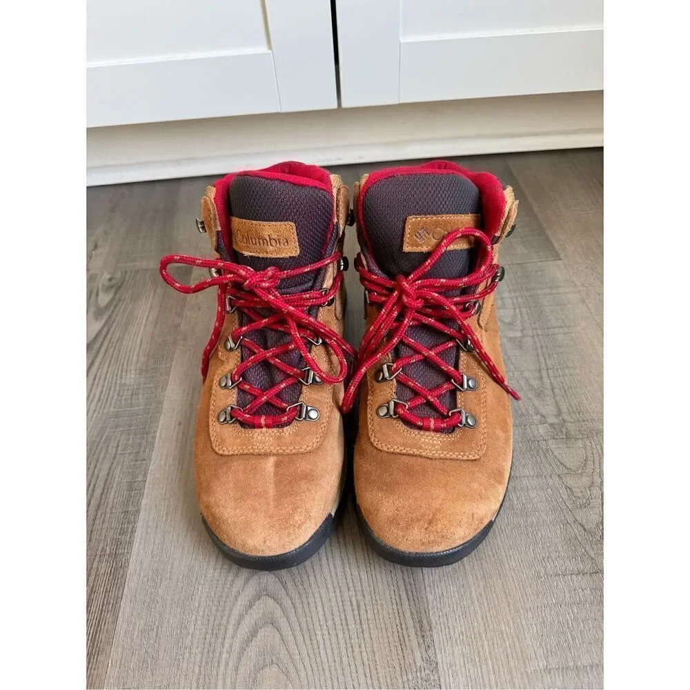 Columbia Newton Ridge Plus Waterproof Hiking Boots, Women’s 9.5 Amped Leather El